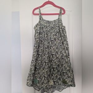 GAP Floral Kids Dress - Navy and White